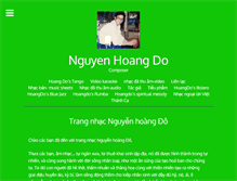 Tablet Screenshot of nguyenhoangdo.com